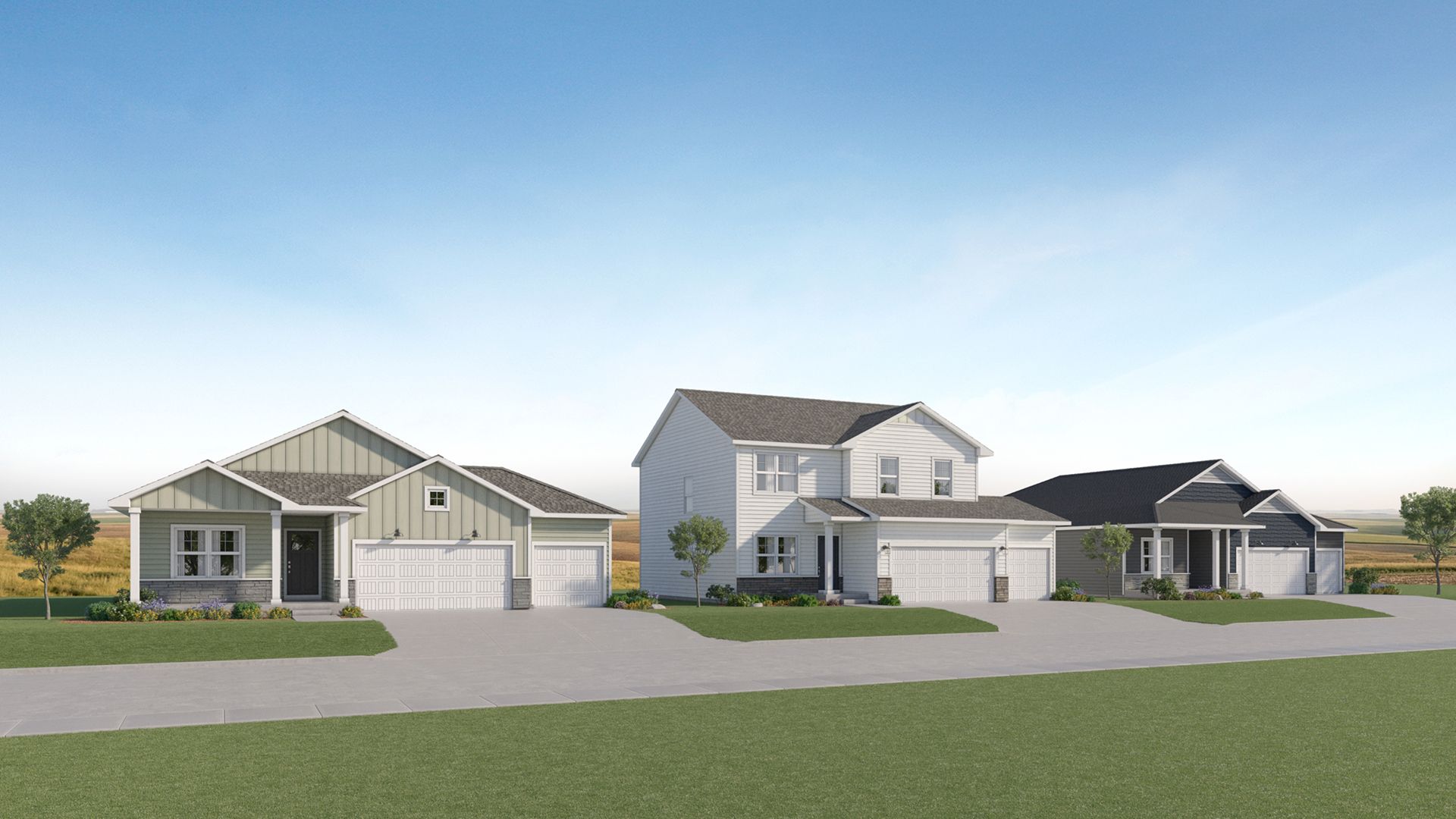 Spring Creek Ridge North Streetscape