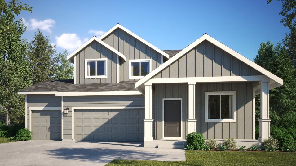 Clark 3-Car Plan at La Serra in Burien, WA by Lennar