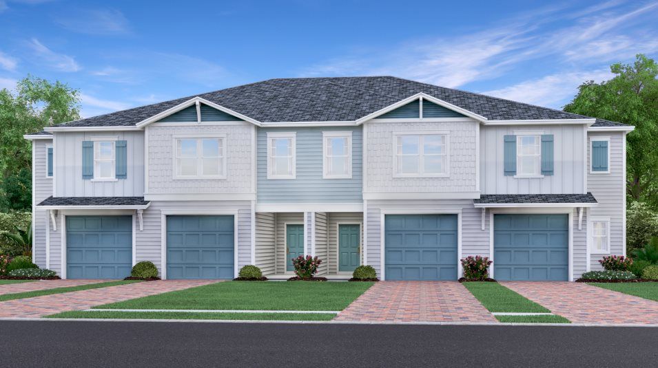 Lincoln Plan at Oak Hammock Preserve Townhomes in Ocala, FL by Lennar