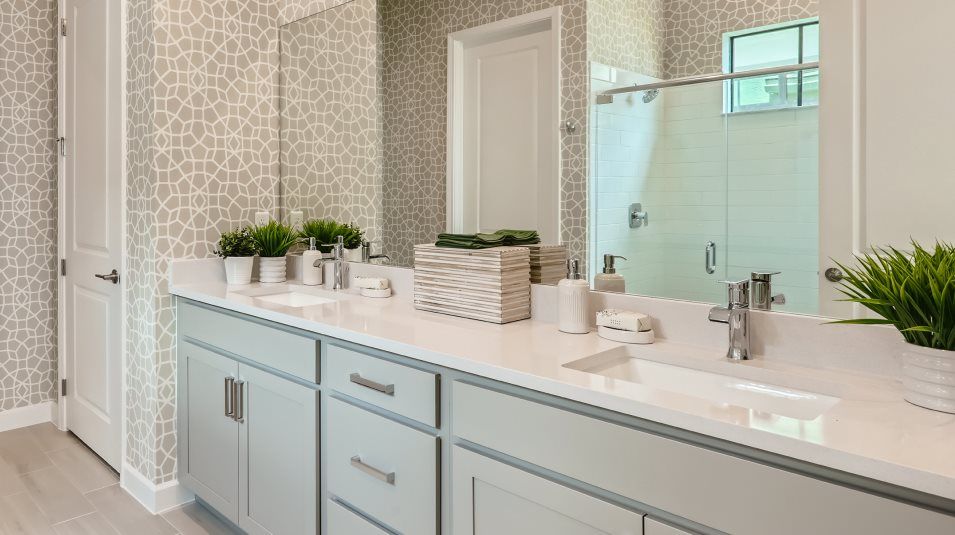 Quartz bathroom countertops