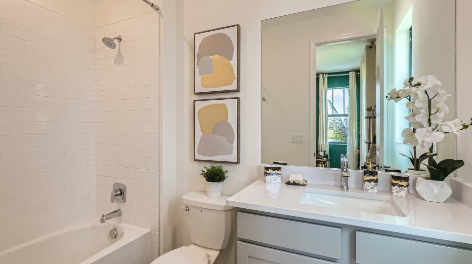 Tub with tile surround