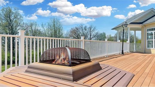 Clubhouse Deck Firepit