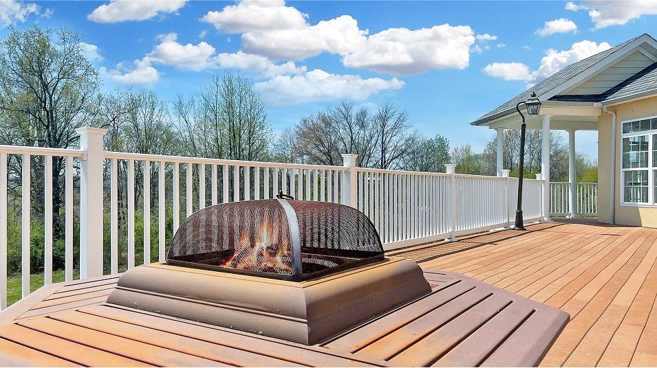 Clubhouse Deck Firepit