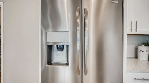 Close up of the fridge