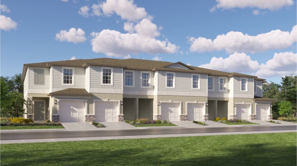 Hampton - Mirada - The Townhomes: San Antonio, Florida - Lennar