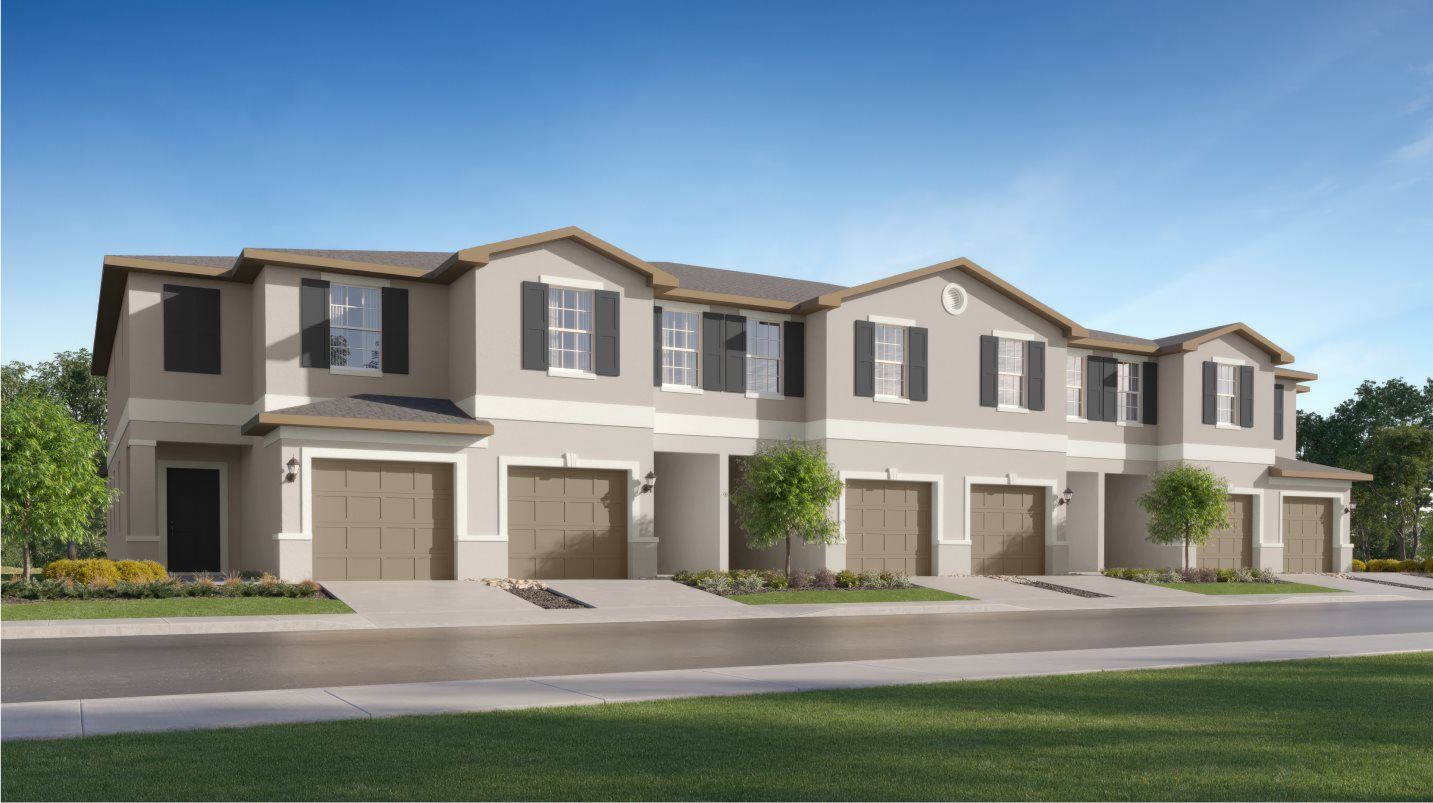 Windsor II - The Townes at Windsong - The Townhomes: Zephyrhills, Florida - Lennar