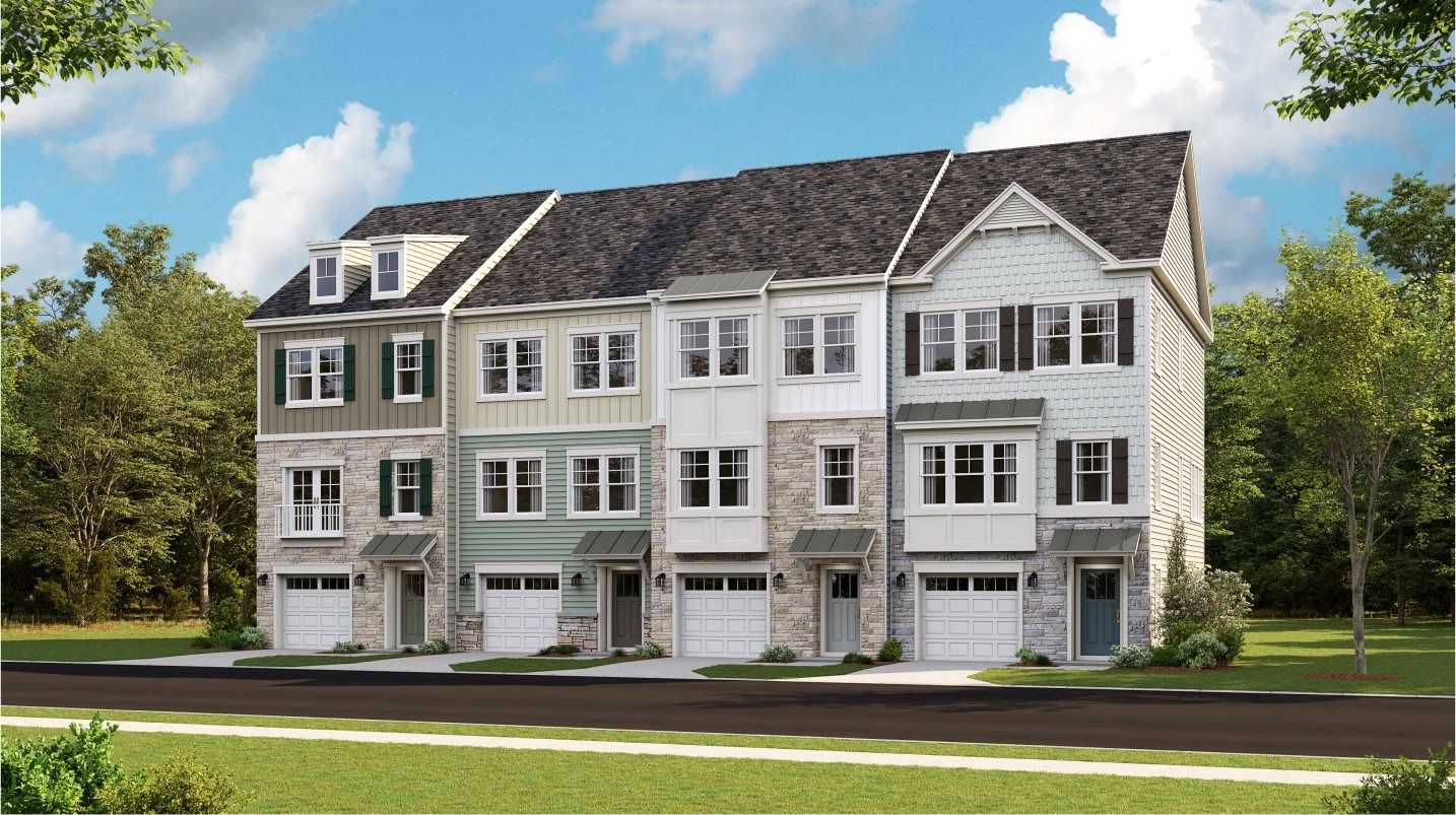 Arcadia Front Load Garage - Tides at River Marsh - Tides at River Marsh Townhomes: Cambridge, Maryland - Lennar