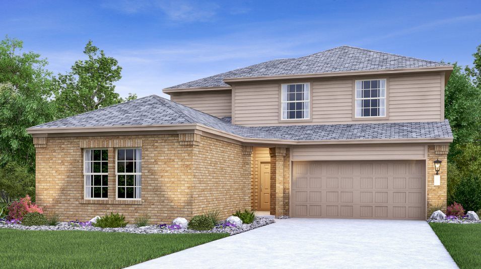 Hudson II - Lively Ranch - Highlands Collection - 3 Car Garage: Georgetown, Texas - Lennar