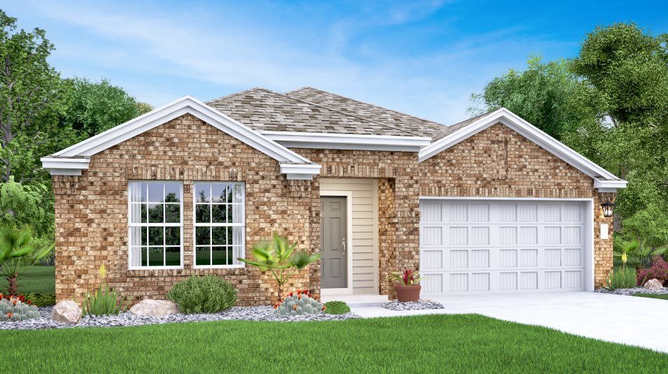 Marquette 20x20 Garage - Meadowlark Preserve - Highlands Collection: Pflugerville, Texas - Lennar