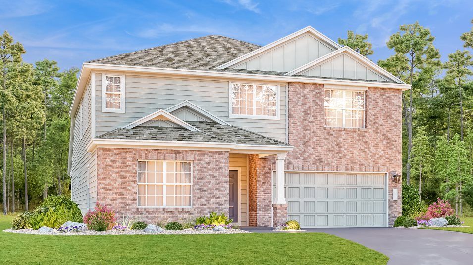 Claiborne 20x20 Garage - Meadowlark Preserve - Highlands Collection: Pflugerville, Texas - Lennar