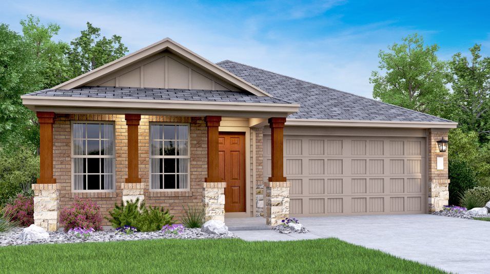 Collins - Cotton Brook - Claremont Collection: Hutto, Texas - Lennar