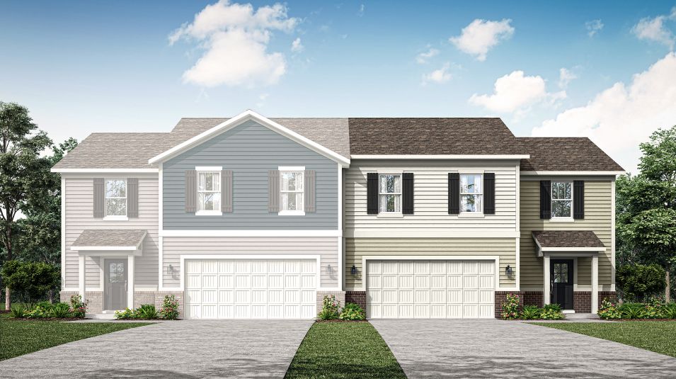 Harmony - Grand Vista - Grand Vista Carriage Duplex: Greenwood, Indiana - Lennar