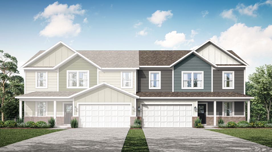 Sycamore - Grand Vista - Grand Vista Carriage Duplex: Greenwood, Indiana - Lennar