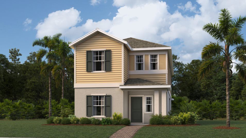 Brookside - Everbe - Cottage Alley Collection: Orlando, Florida - Lennar