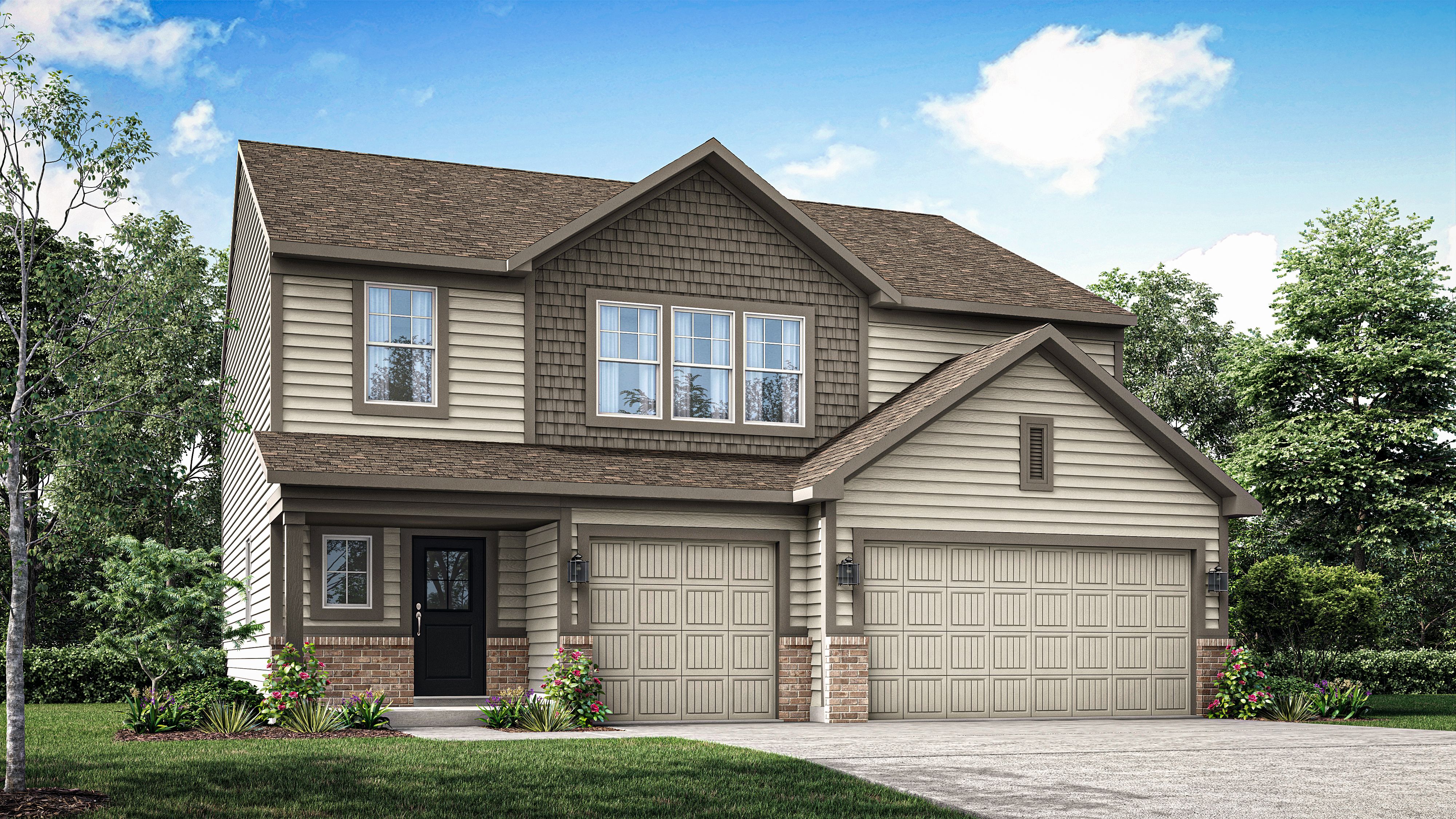 Jasper - Kingsbridge - Kingsbridge 3-Car Venture: Franklin, Indiana - Lennar