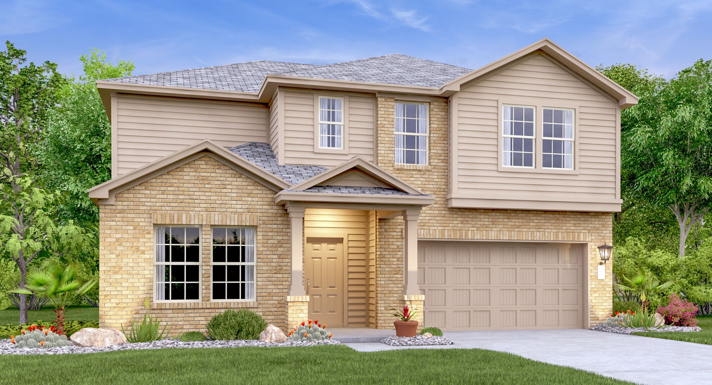 Cotton Brook - Highlands 3 Car Collection por Lennar en Austin Texas