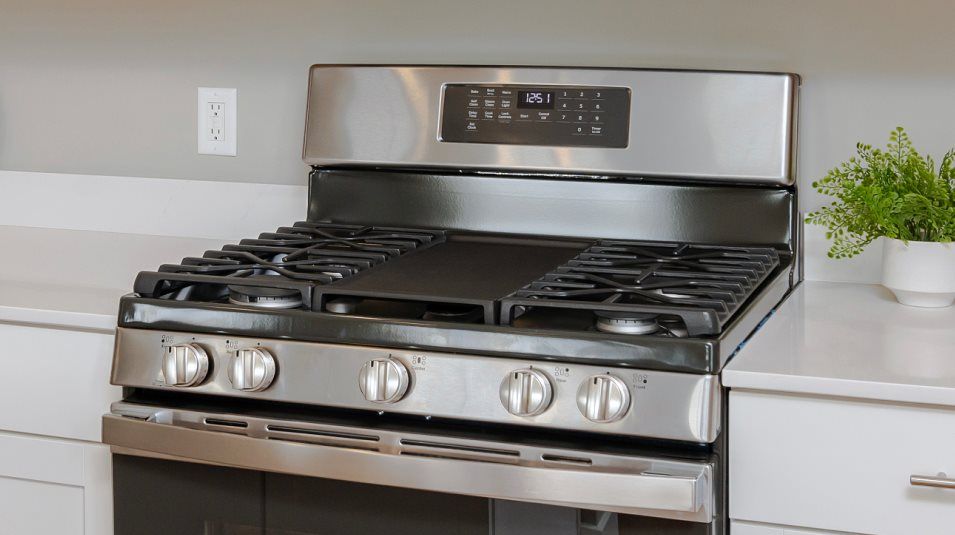 Stainless steel range