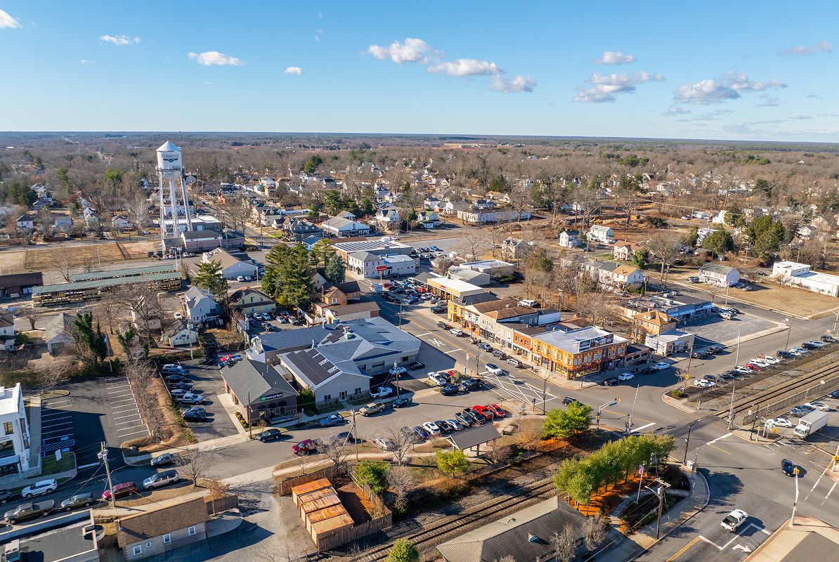 Hammonton Aerial Downtown Hammonton 2of5