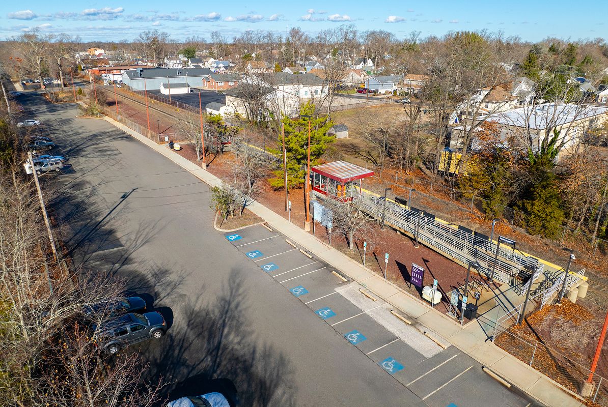 Hammonton Aerial Hammonton Train Station 1of4