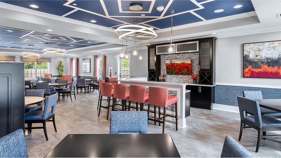 Monroe Parke Amenity Clubhouse Bar Lounge 2