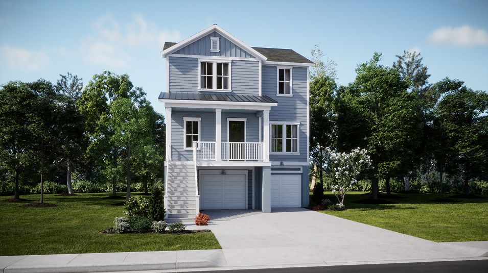 ASHLEY - Heron's Walk at Summers Corner - Row - Elevated Collection: Summerville, South Carolina - Lennar