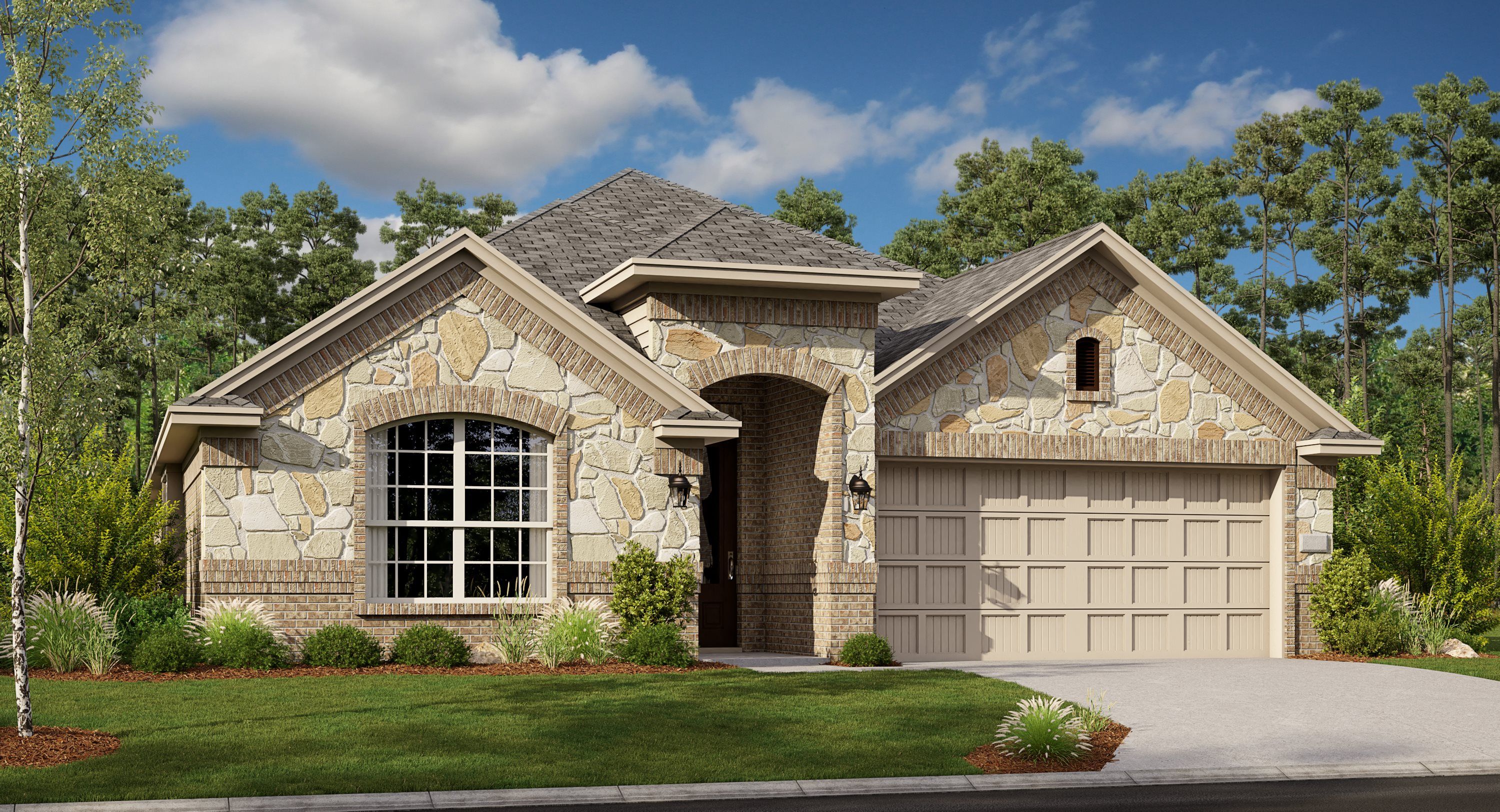 Garnet 3-Car Garage - Northpointe - Brookstone 3 Car: Fort Worth, Texas - Lennar