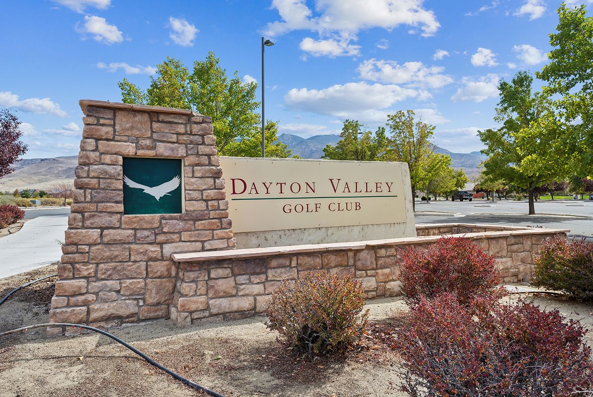 Dayton Dayton Valley Golf Club Sign