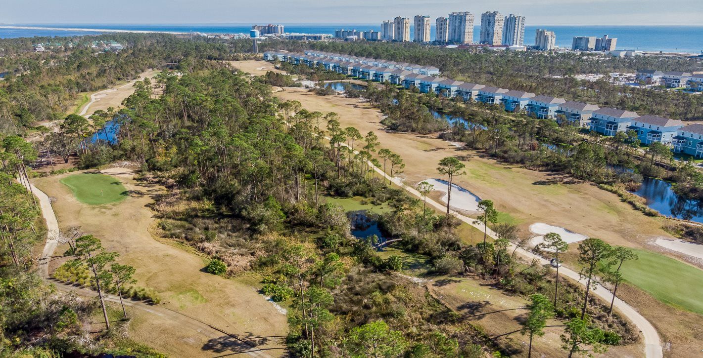 Golf course aerial