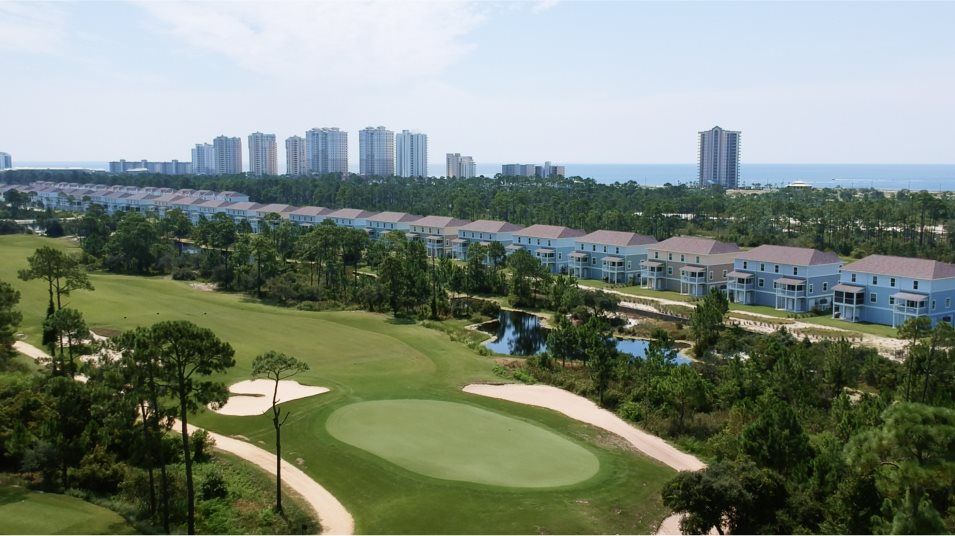 Golf course aerial