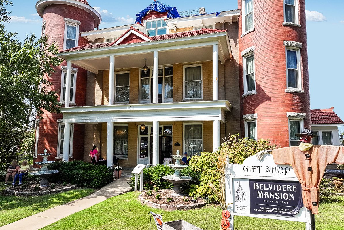 Verdigris Belvidere Mansion