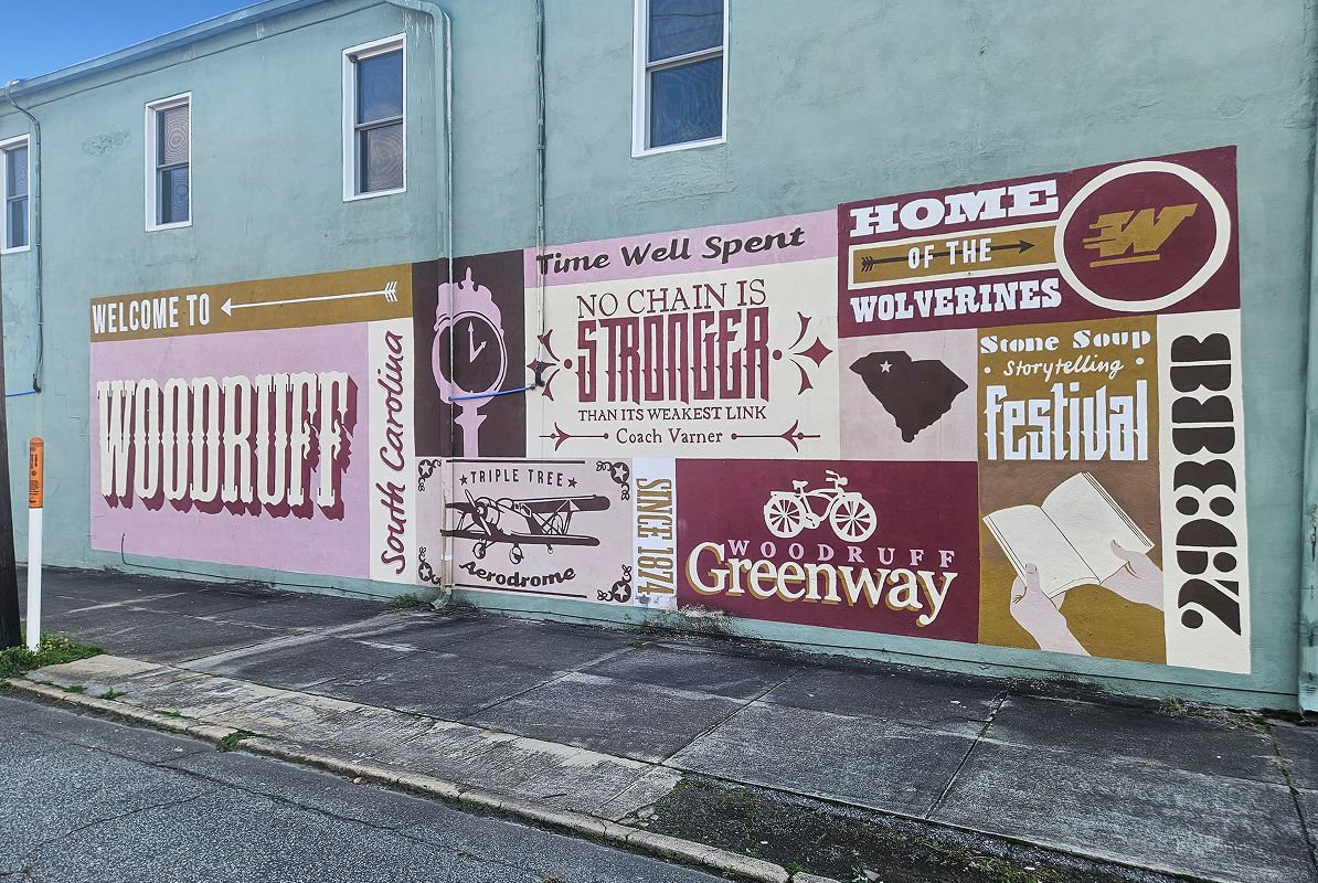 Woodruff Historic Downtown Mural 042325