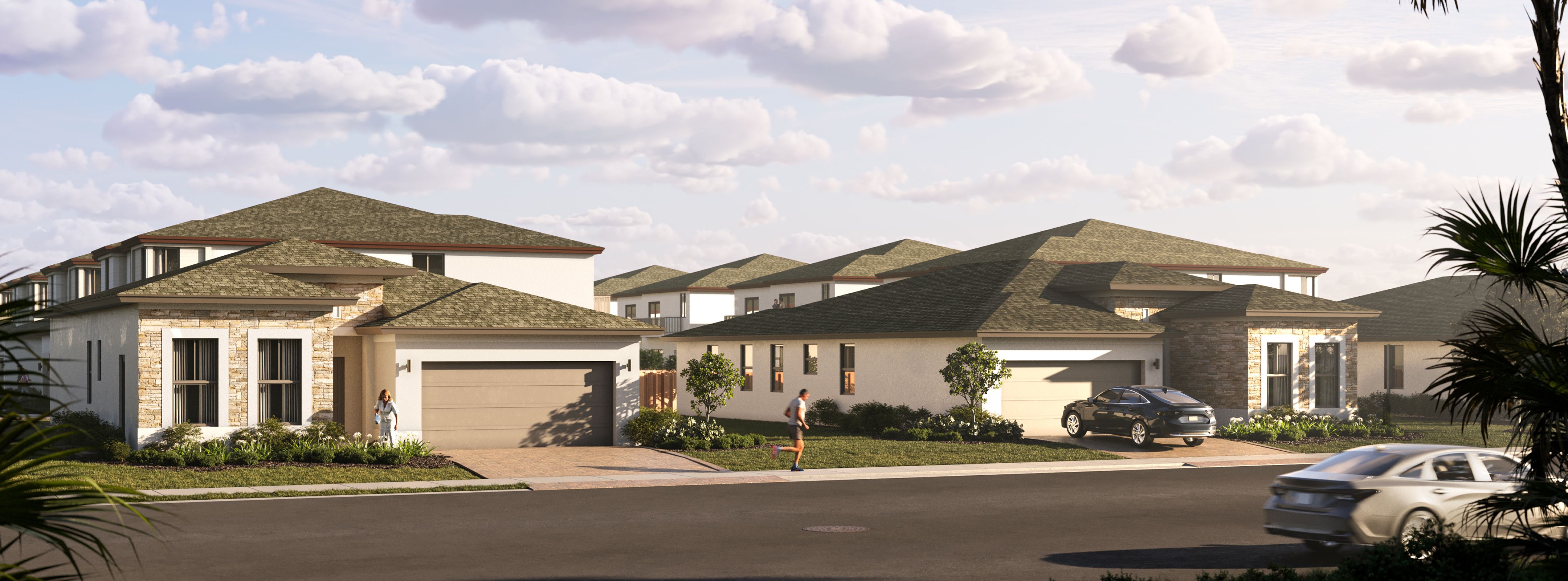 Brisa Collection Coral Breeze Streetscape