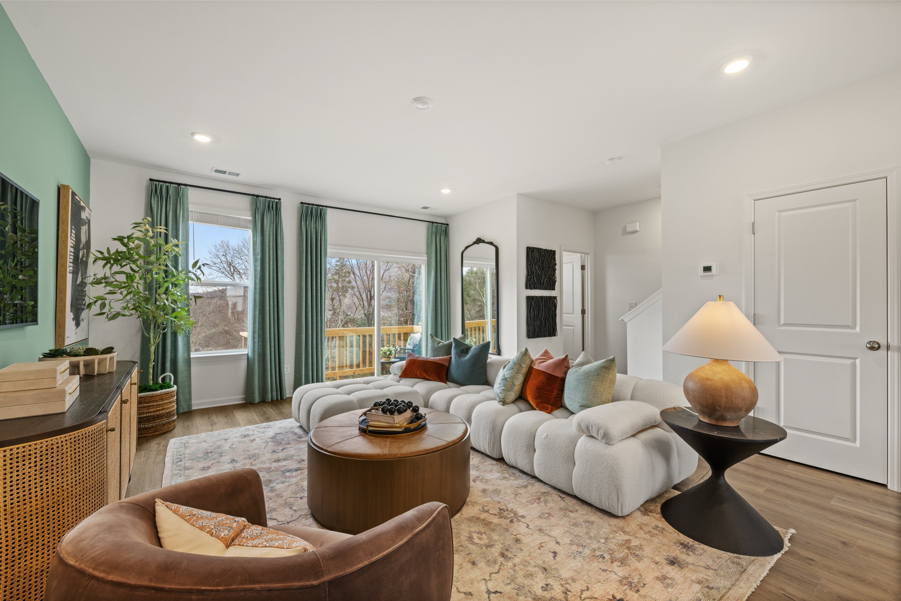 Asbury Oak Coolidge Living Room 1of4 F2