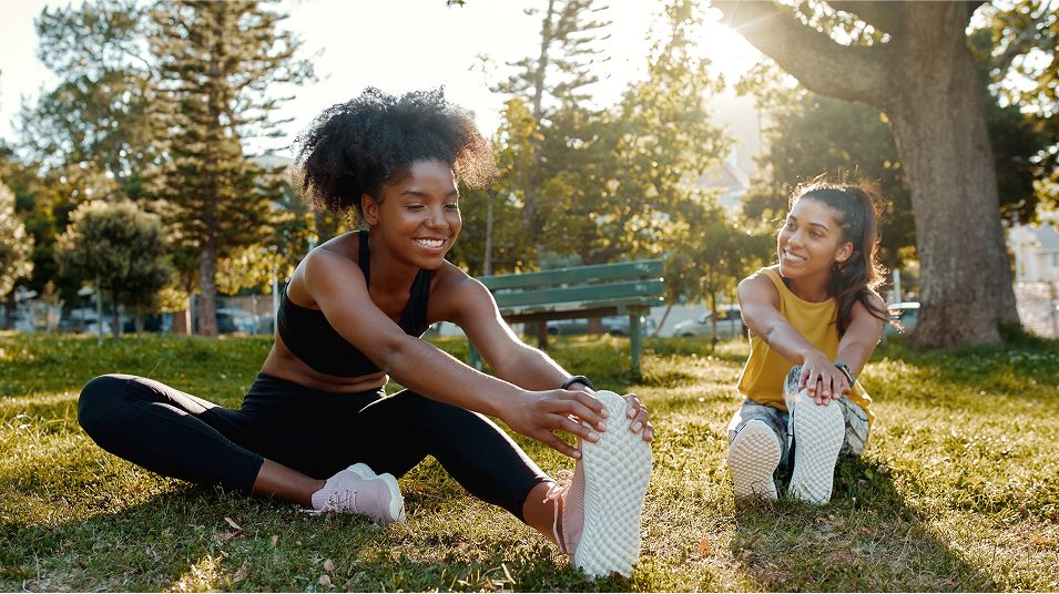 N Pic Exercise Running Park Stretching Women