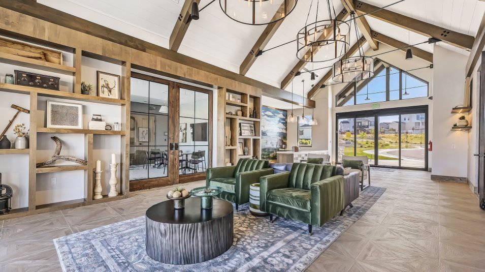 Clubhouse amenity interior lounge