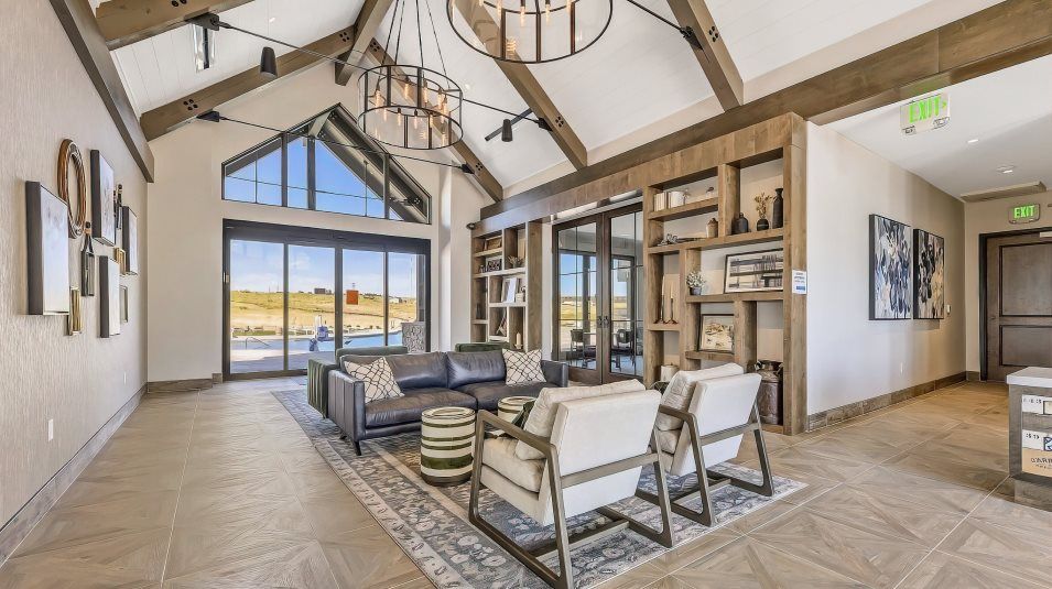 Clubhouse amenity interior lounge