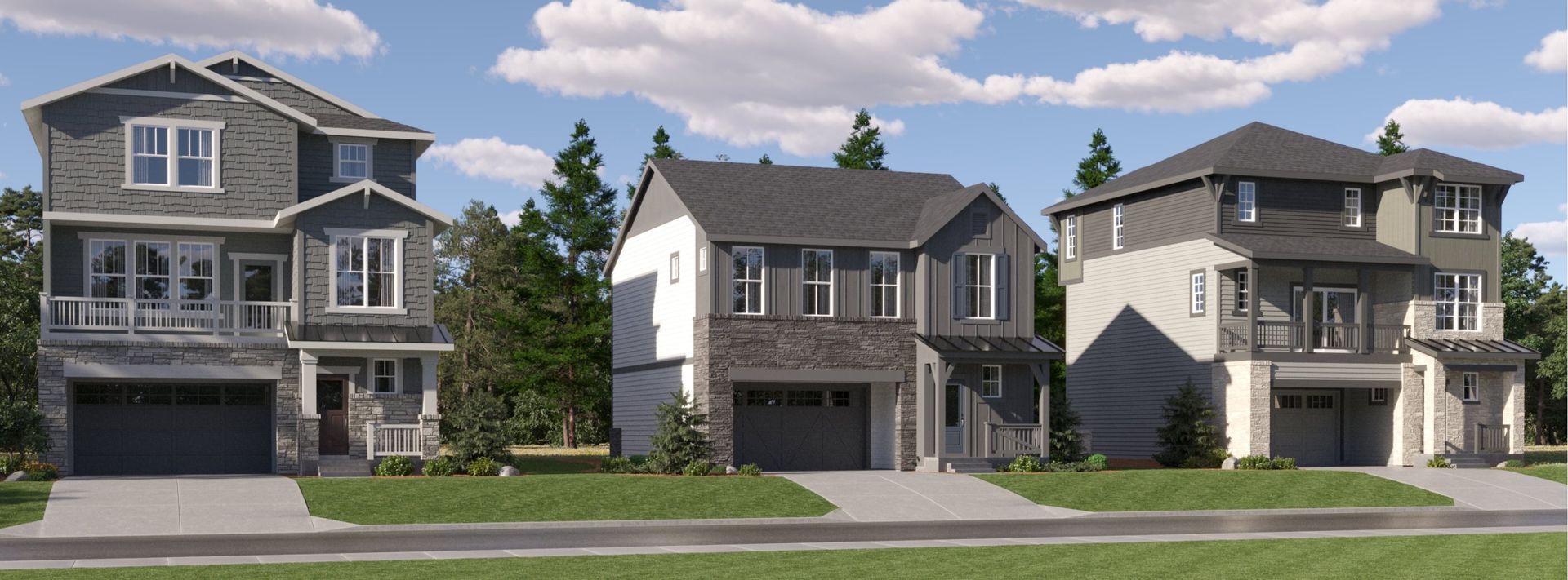 Harvest Ridge Skyline Collection streetscape