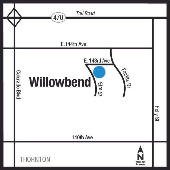 Willow Bend locator map