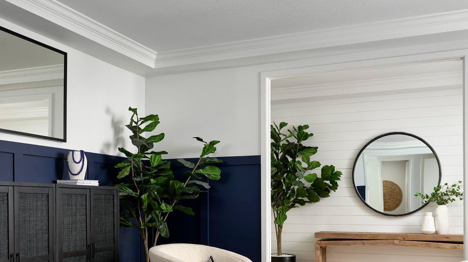 Stylish coffered ceilings