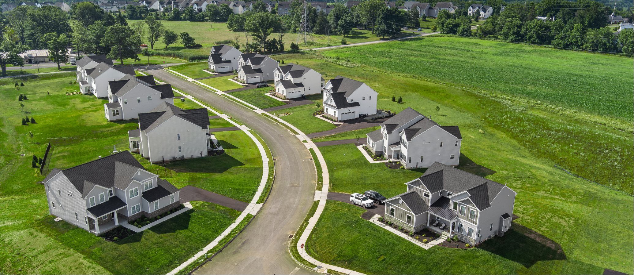 Aerial view of Copperleaf