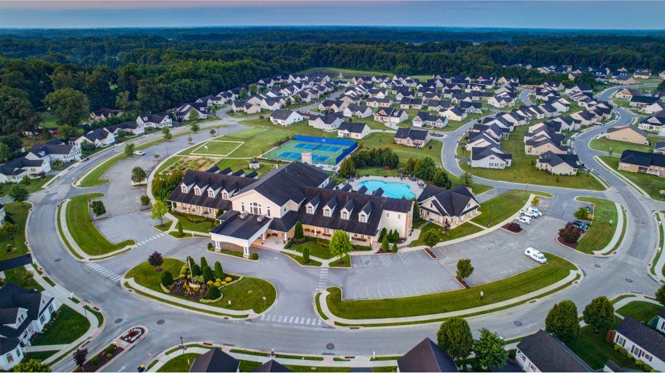 Noble's Pond Clubhouse Aerial