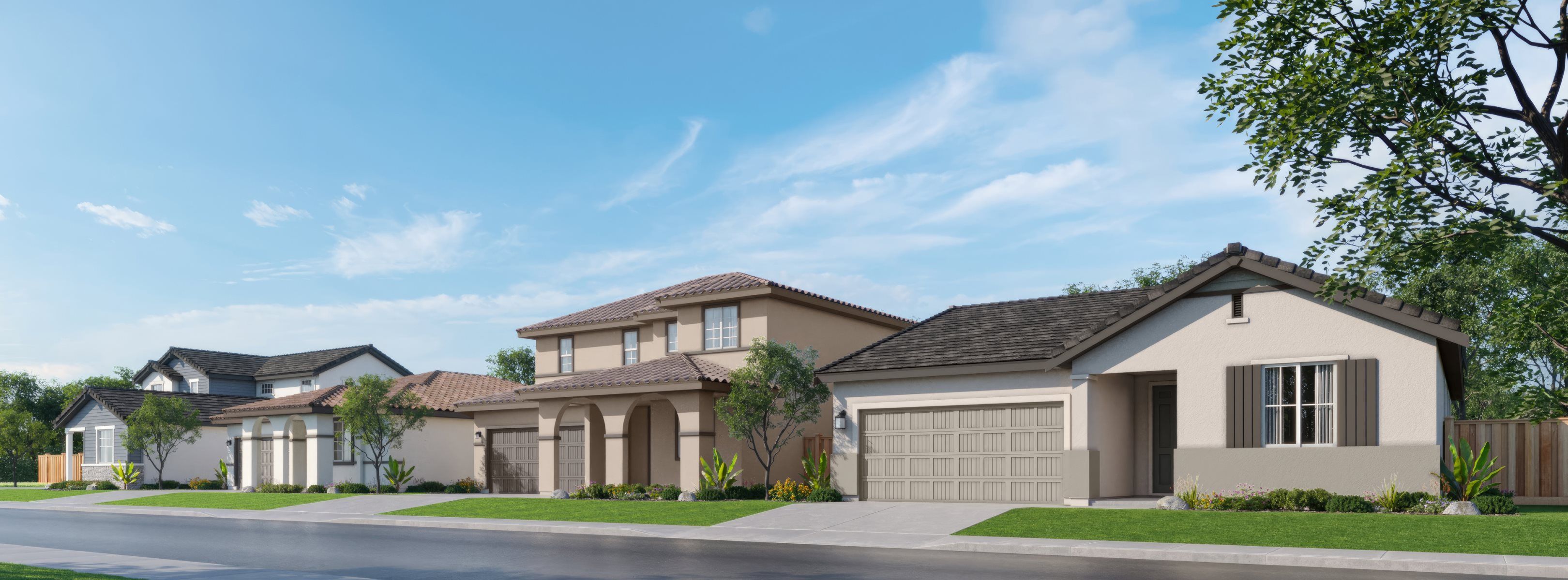 Baldwin Ranch at Bradford Community Streetscape