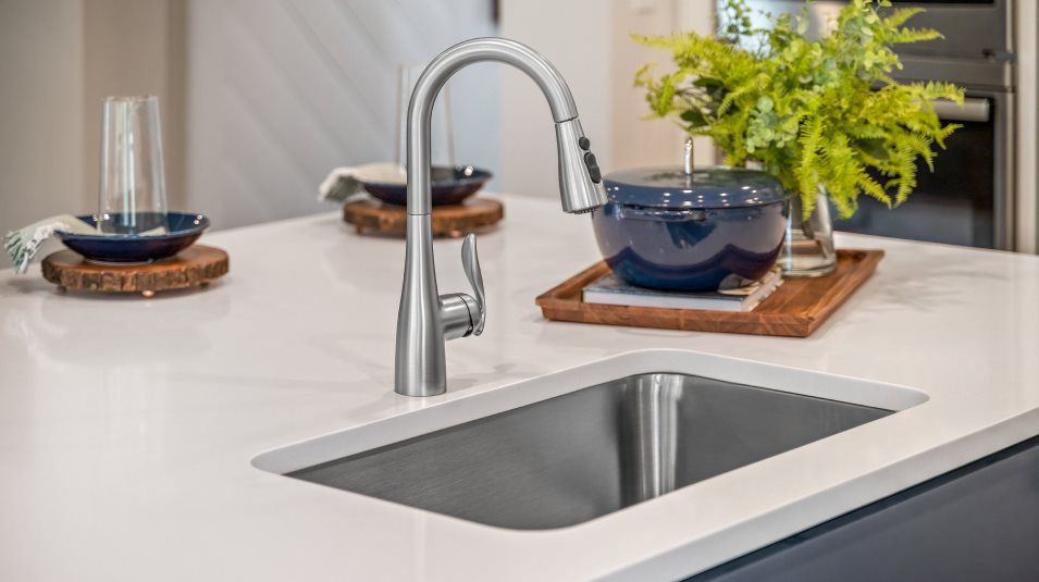 Kitchen sink and faucet