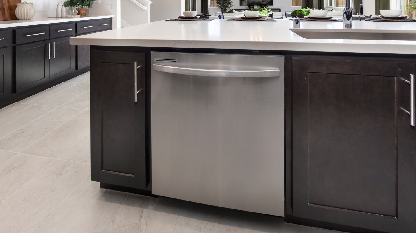 Stainless-steel dishwasher