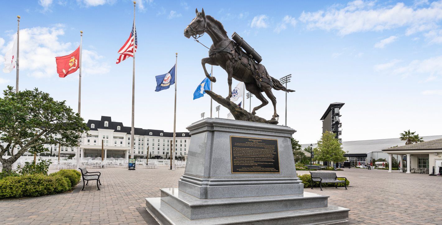 The World Equestrian Center statue