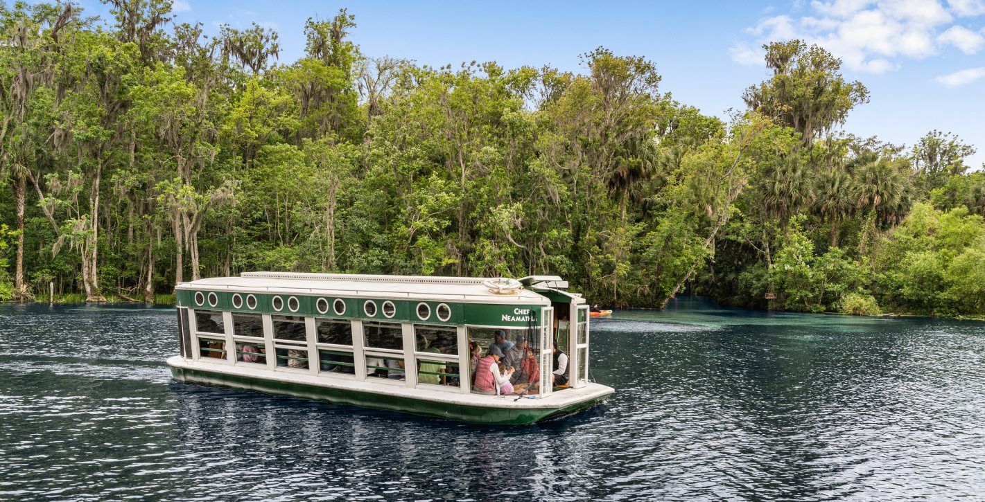 Silver Glen Springs boat tour