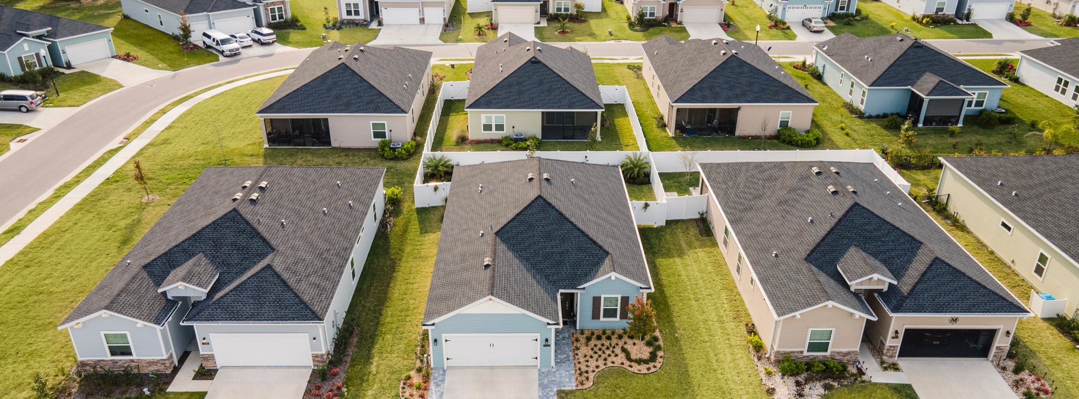 Trailhead Landing Aerial view of community
