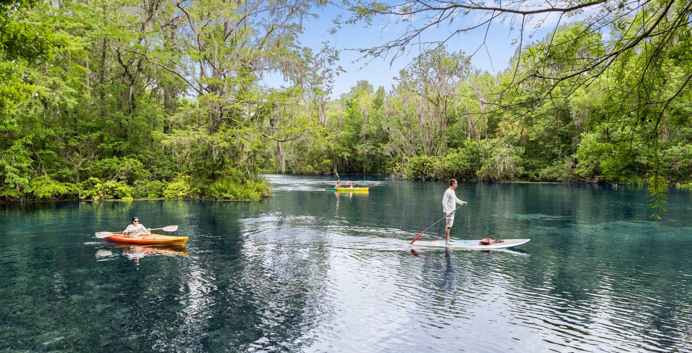 Silver Springs State Park kayakers
