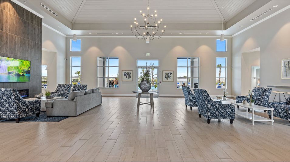 Veranda Preserve clubhouse lobby