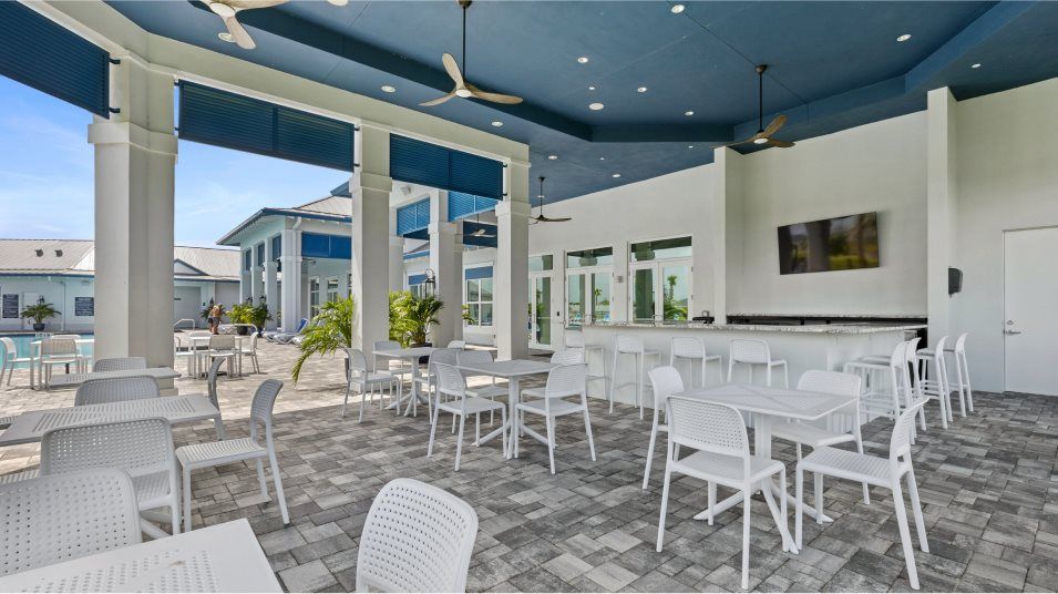 Veranda Preserve back of the clubhouse